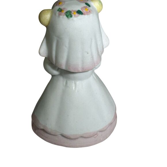 Vintage BRONSON COLLECTIBLES Bear Figurines Porcelain Bisque Bride Groom Wedding - Picture 6 of 10